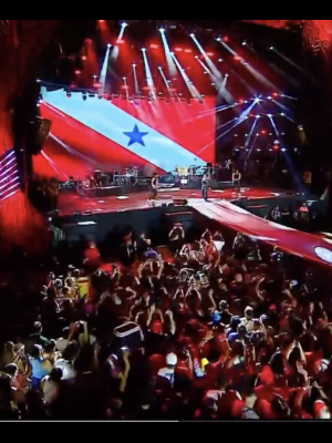 Simone Mendes exibe bandeira do Pará em show no #SouManaus